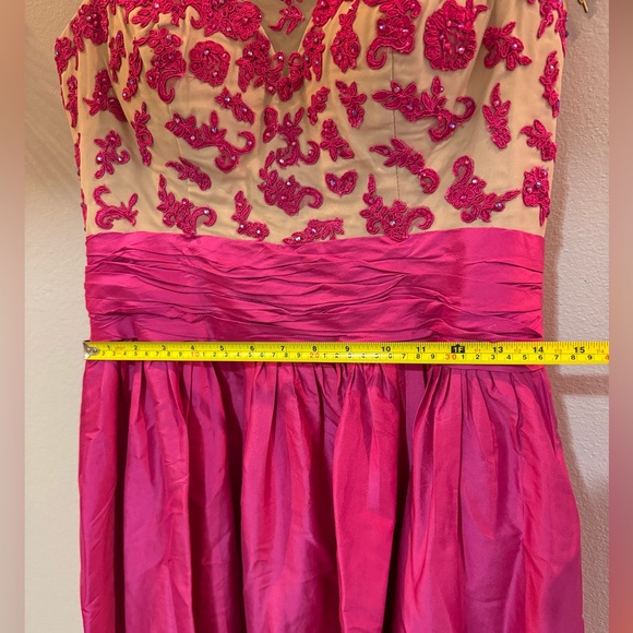 Jovani women’s size 10 , pink and gold prom / event dress - Picture 6 of 9